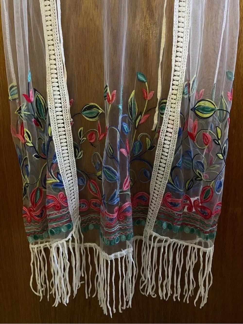Beautiful sheer beach cover-up